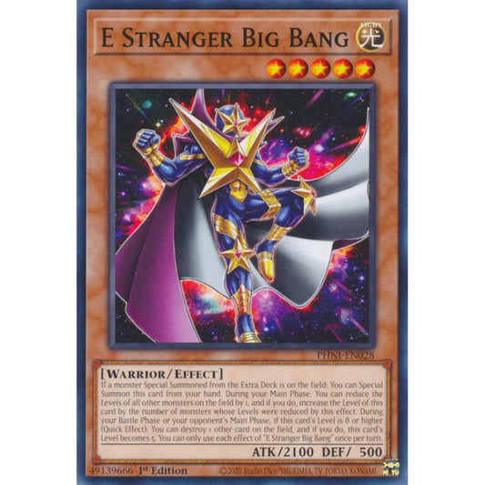 E Stranger Big Bang PHNI-EN028 Common Common Yu-Gi-Oh Phantom Nightmare in Art
