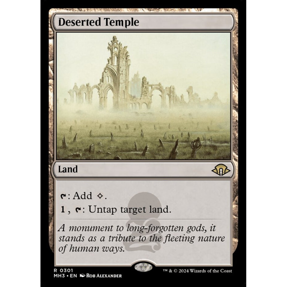 Deserted Temple, 301, rare, Magic: The Gathering, Modern Horizons 3
