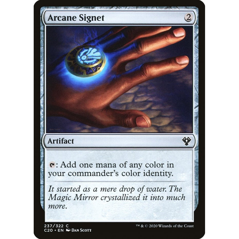 Arcane Signet common 237 Magic the Gathering Commander 2020