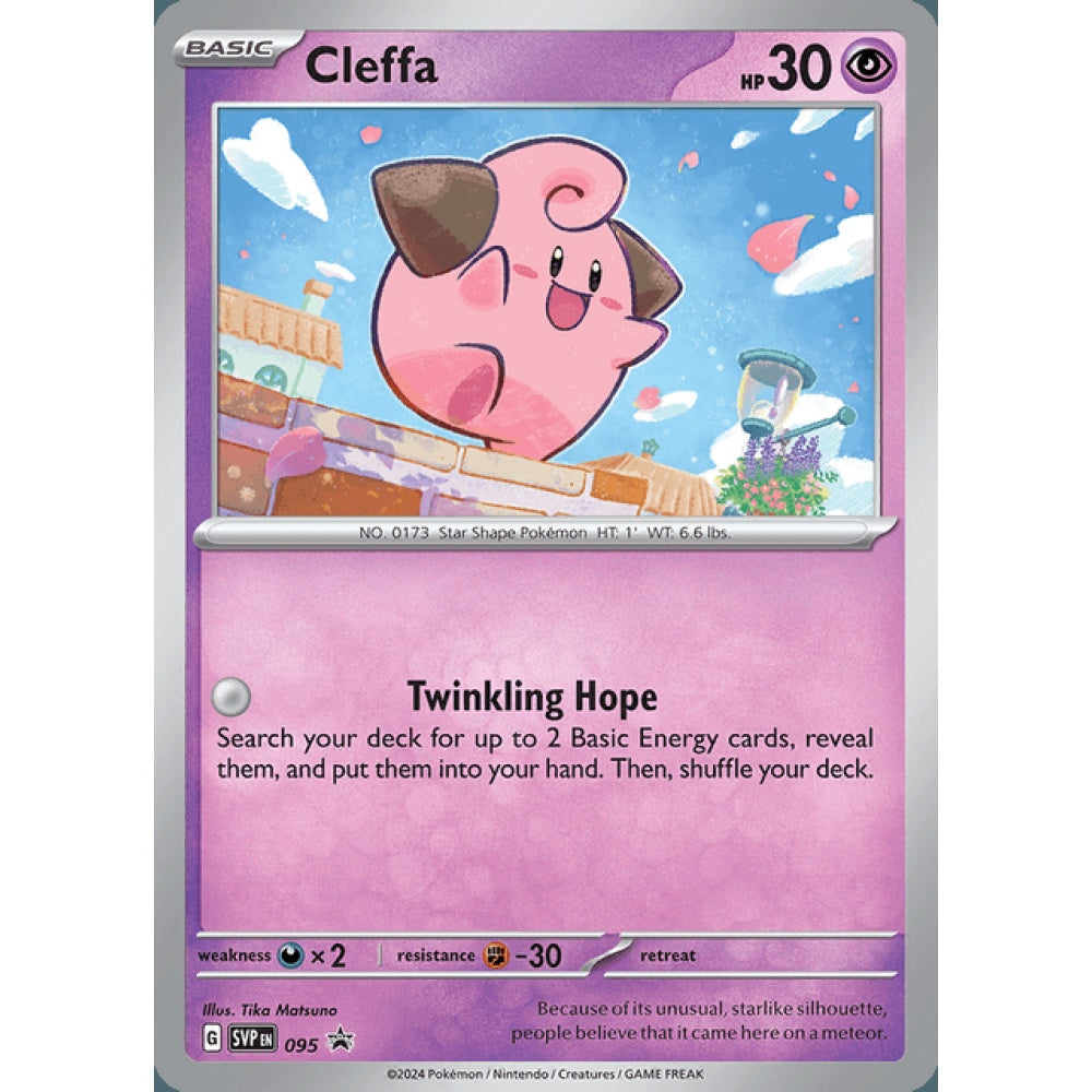 Cleffa Black Star Promo 95 Pokemon Card Game Scarlet & Violet Promos