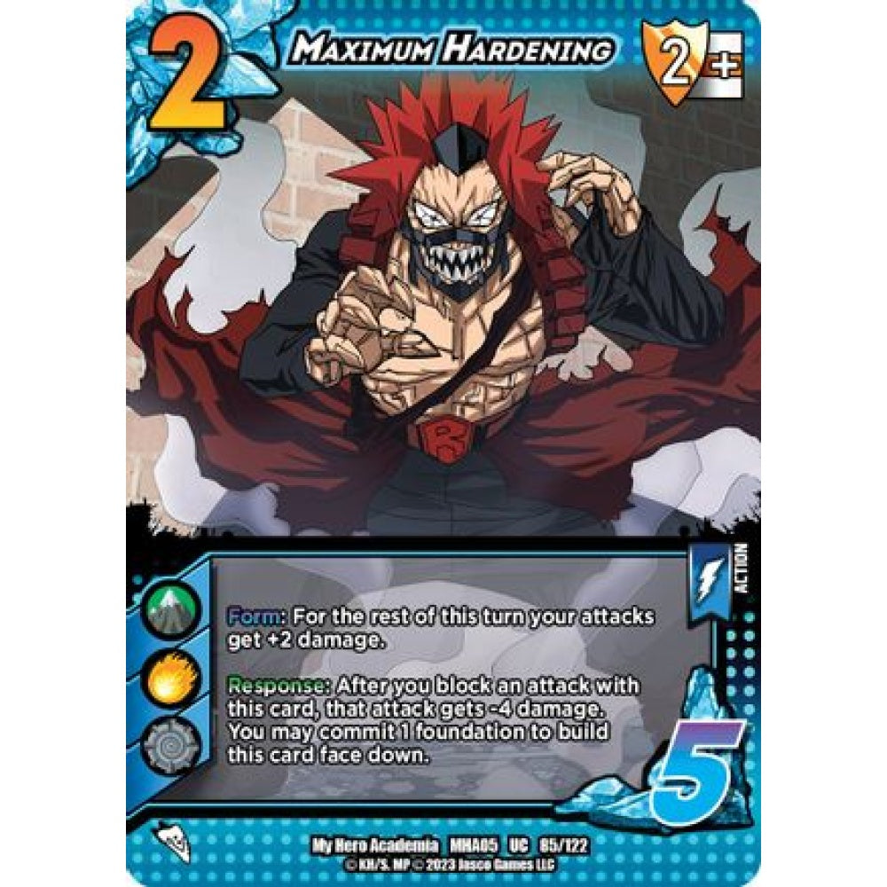 Maximum Hardening, 85/122, UC, UniVersus, MHA05 Undaunted Raid