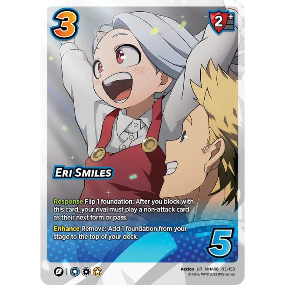 Eri Smiles, 115/153, UR, UniVersus, MHA06 Jet Burn