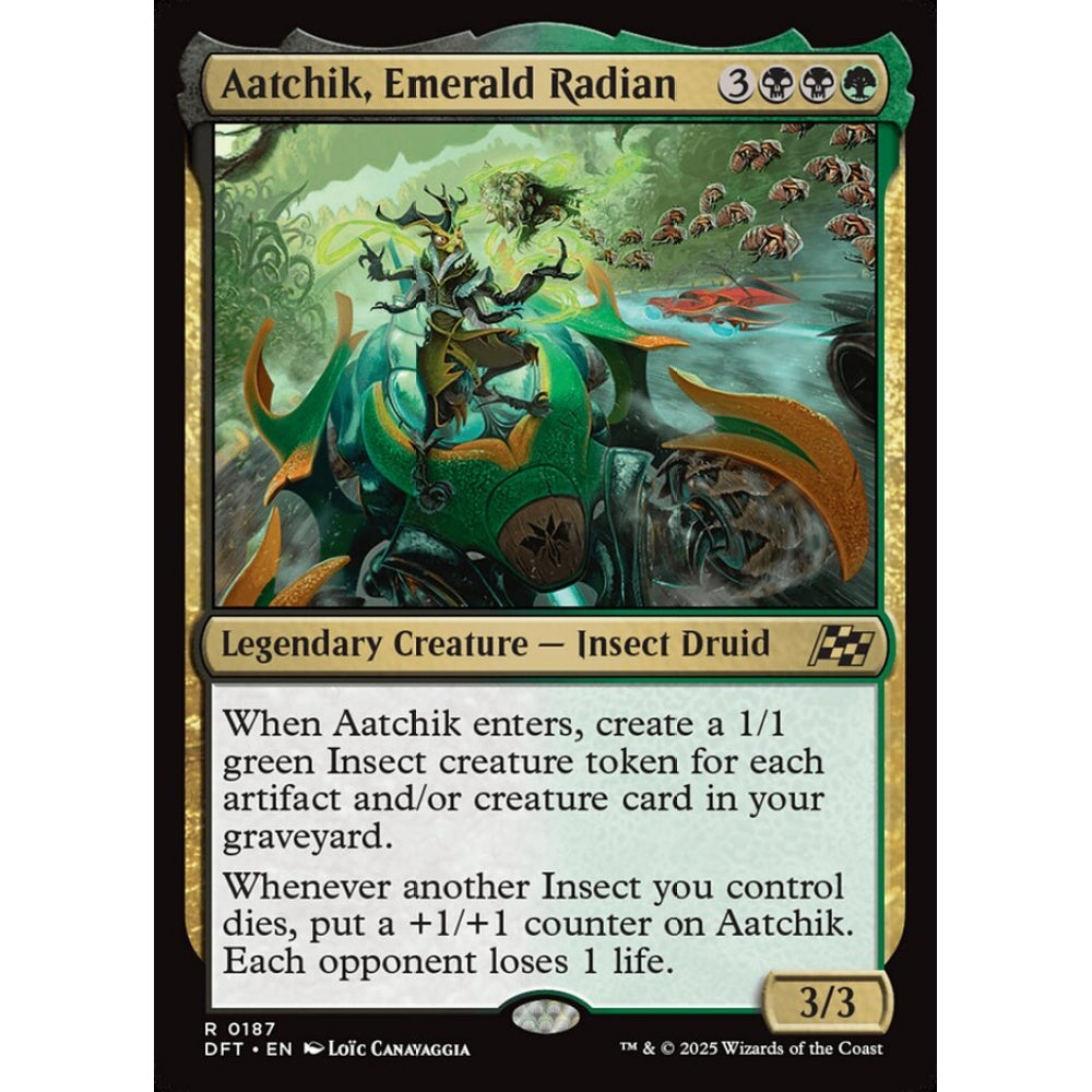 Aatchik, Emerald Radian, 187, rare, Magic: The Gathering, Aetherdrift