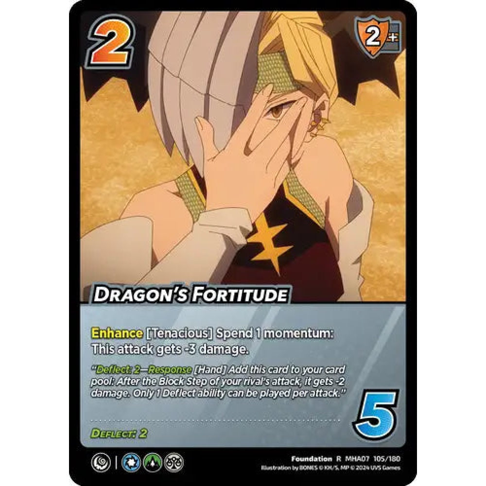 Dragon's Fortitude, 105/180, R, UniVersus, MHA07 Girl Power