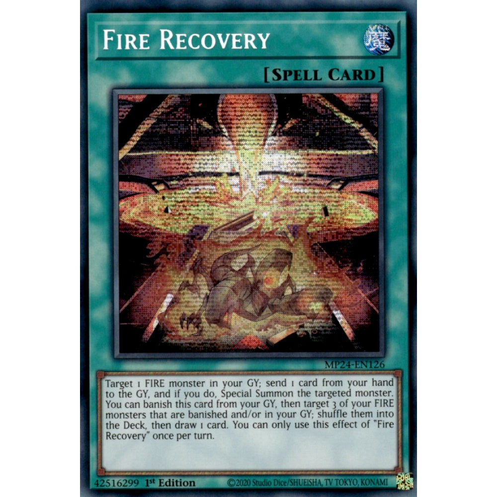Fire Recovery AGOV-EN059 Super Super Rare Yu-Gi-Oh Age of Overlord in Art