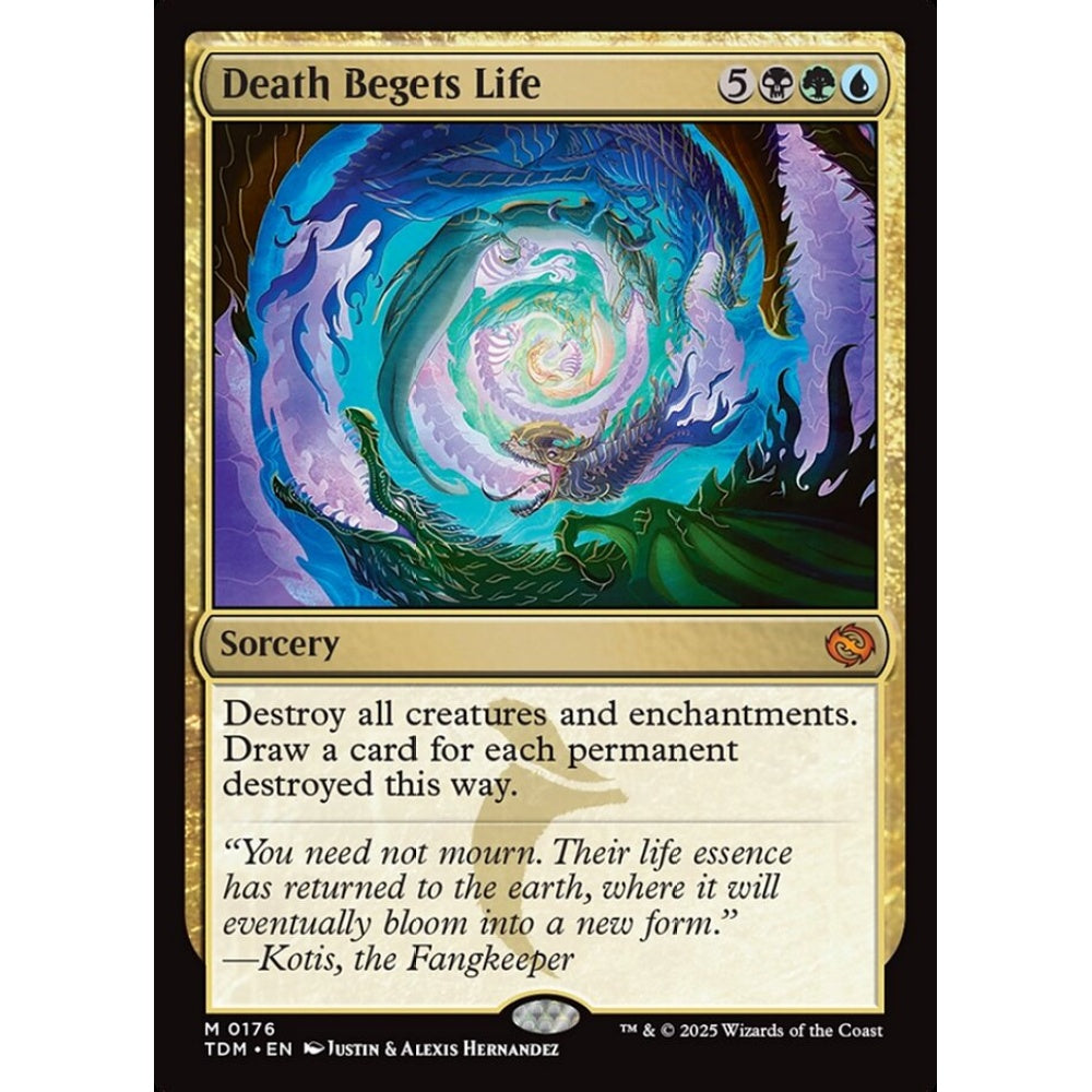 Death Begets Life mythic 176 Magic the Gathering Tarkir: Dragonstorm