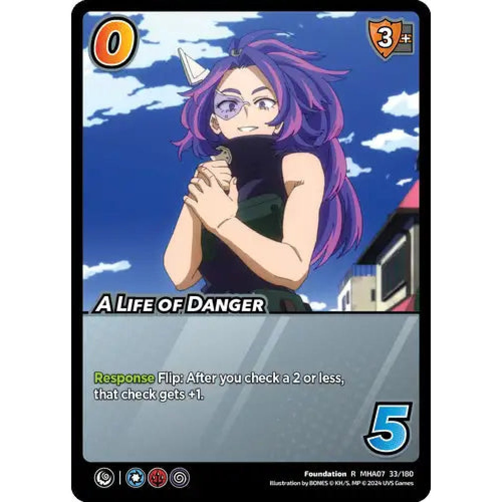 A Life of Danger, 33/180, R, UniVersus, MHA07 Girl Power