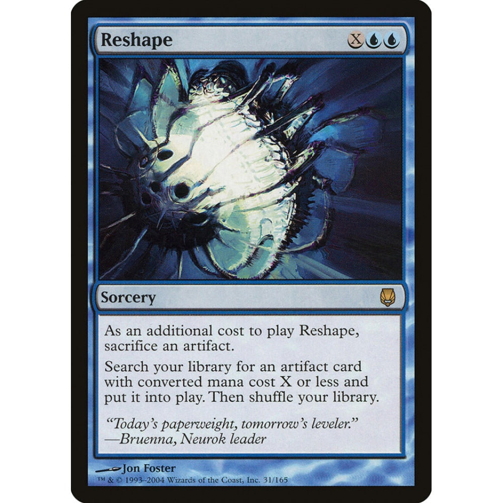 Reshape rare 31 Magic the Gathering Darksteel Portugese