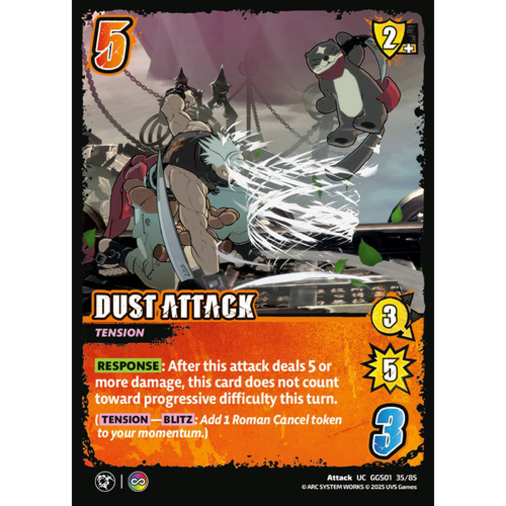 Dust Attack 35/85 Universus Card Game Guilty Gear -Strive- UC Non-Foil