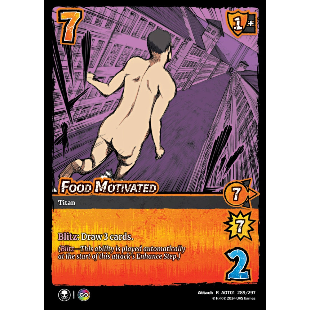 Food Motivated, 289/297, R, UniVersus, Attack on Titan: Battle for Humanity