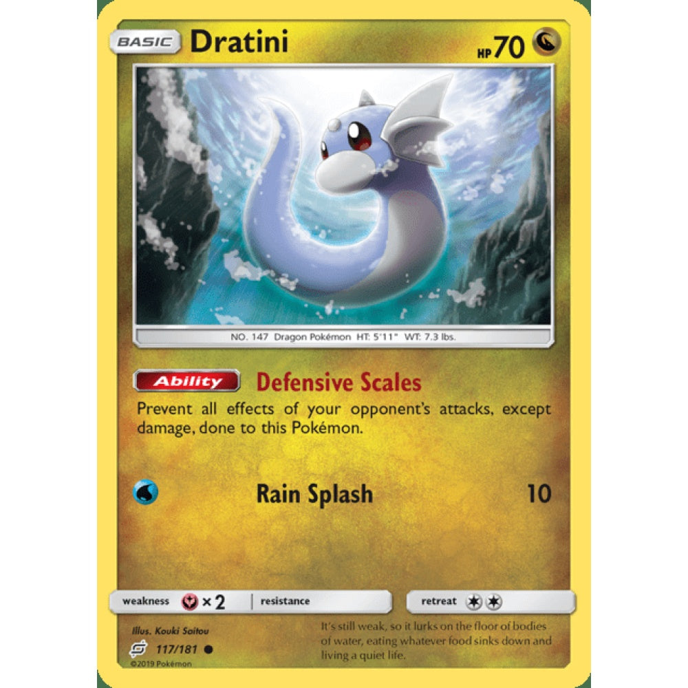 Dratini Common 117/181 Pokemon Card Game Team Up