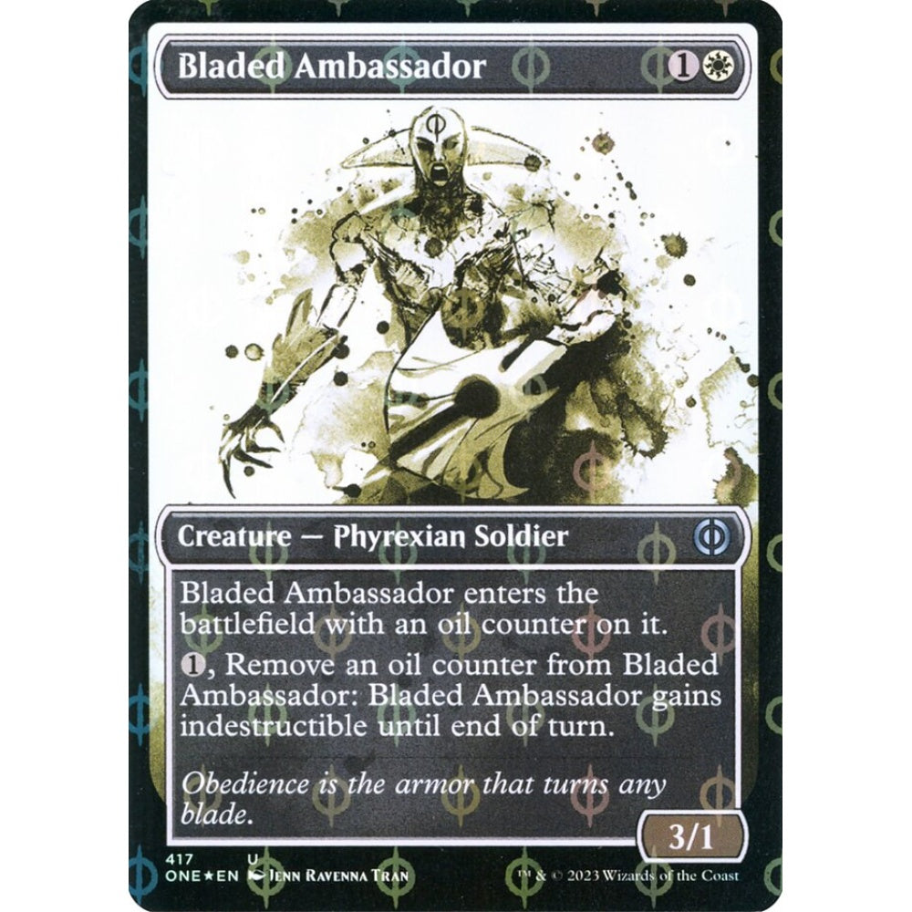 Bladed Ambassador, uncommon, 417, Magic the Gathering, Phyrexia: All Will Be One