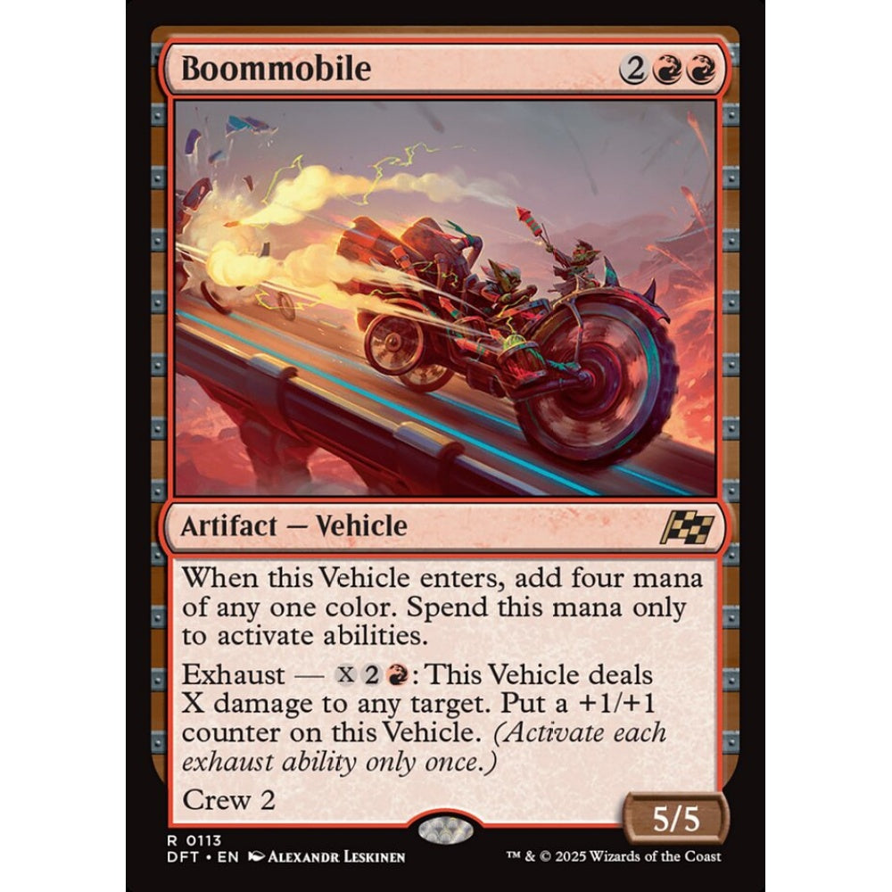 Boommobile, 113, rare, Magic: The Gathering, Aetherdrift