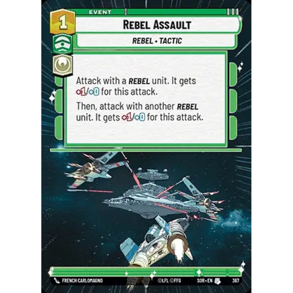 Rebel Assault, 367, U, Star Wars Unlimited, Sparks Of Rebellion