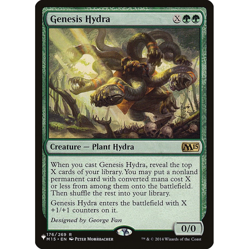 Genesis Hydra rare M15-176 Magic the Gathering The List