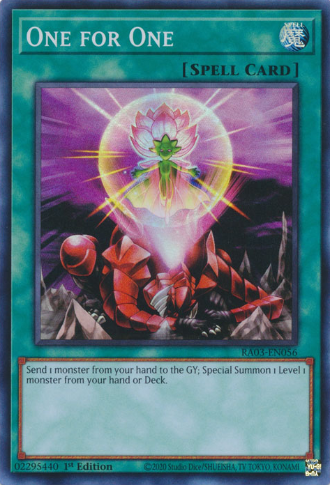 One for One RA03-EN056 Ultra Ultra Rare Yu-Gi-Oh Quarter Century Bonanza in Art