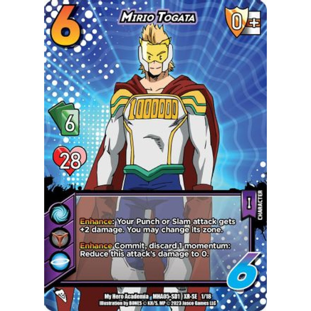 Mirio Togata, 1/18, XR-SE, UniVersus, MHA05 Undaunted Raid