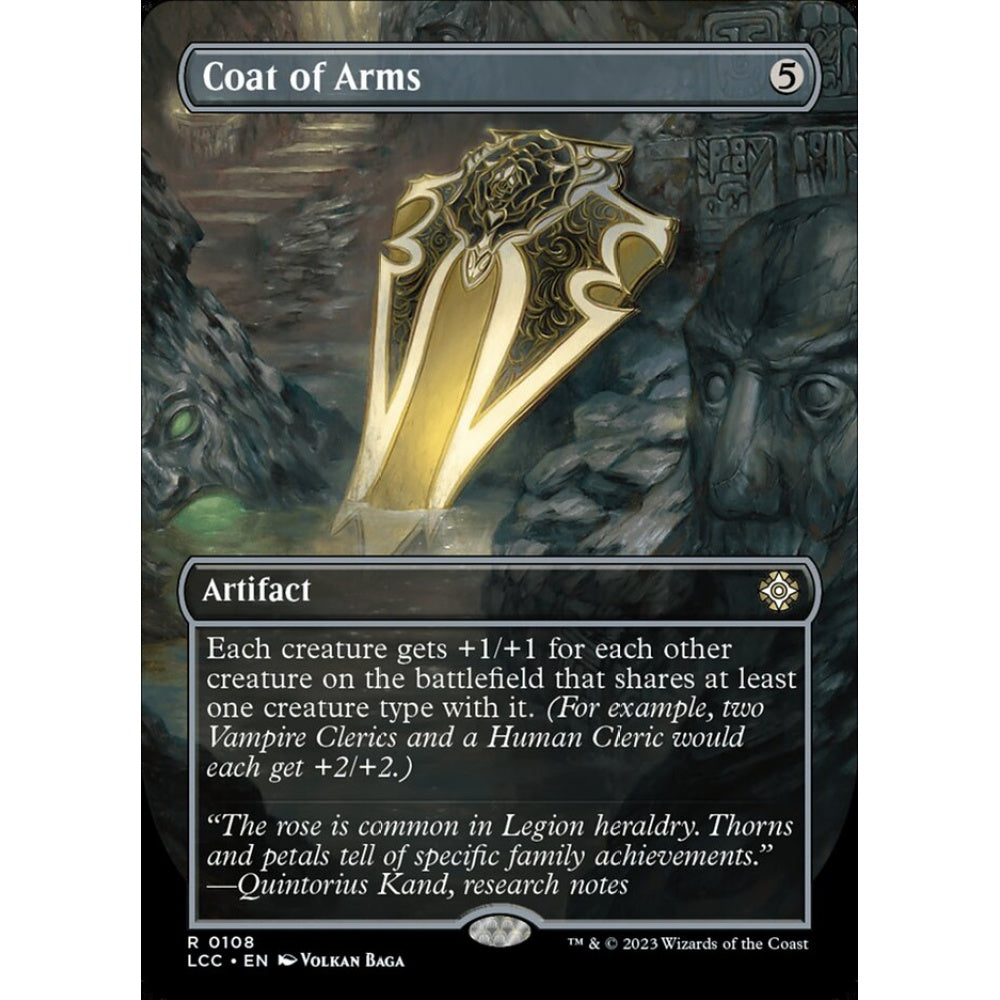 Coat of Arms rare 108 Magic the Gathering The Lost Caverns of Ixalan Commander