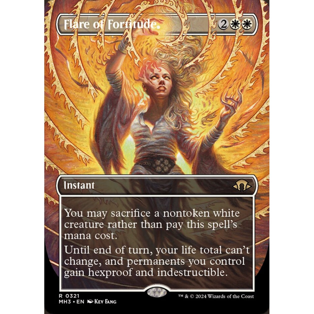 Flare of Fortitude, 321, rare, Magic: The Gathering, Modern Horizons 3