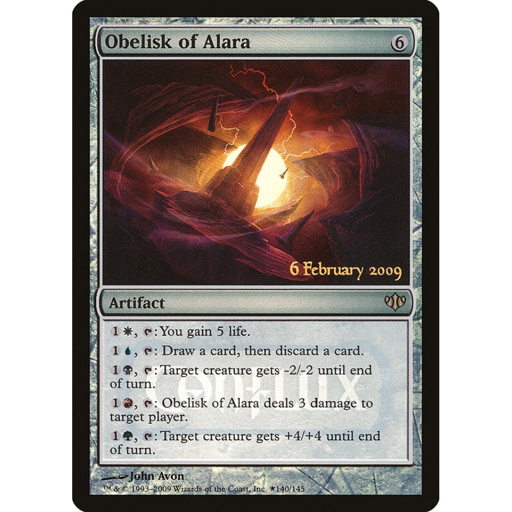 Obelisk of Alara rare 140★ Magic the Gathering Conflux Promos