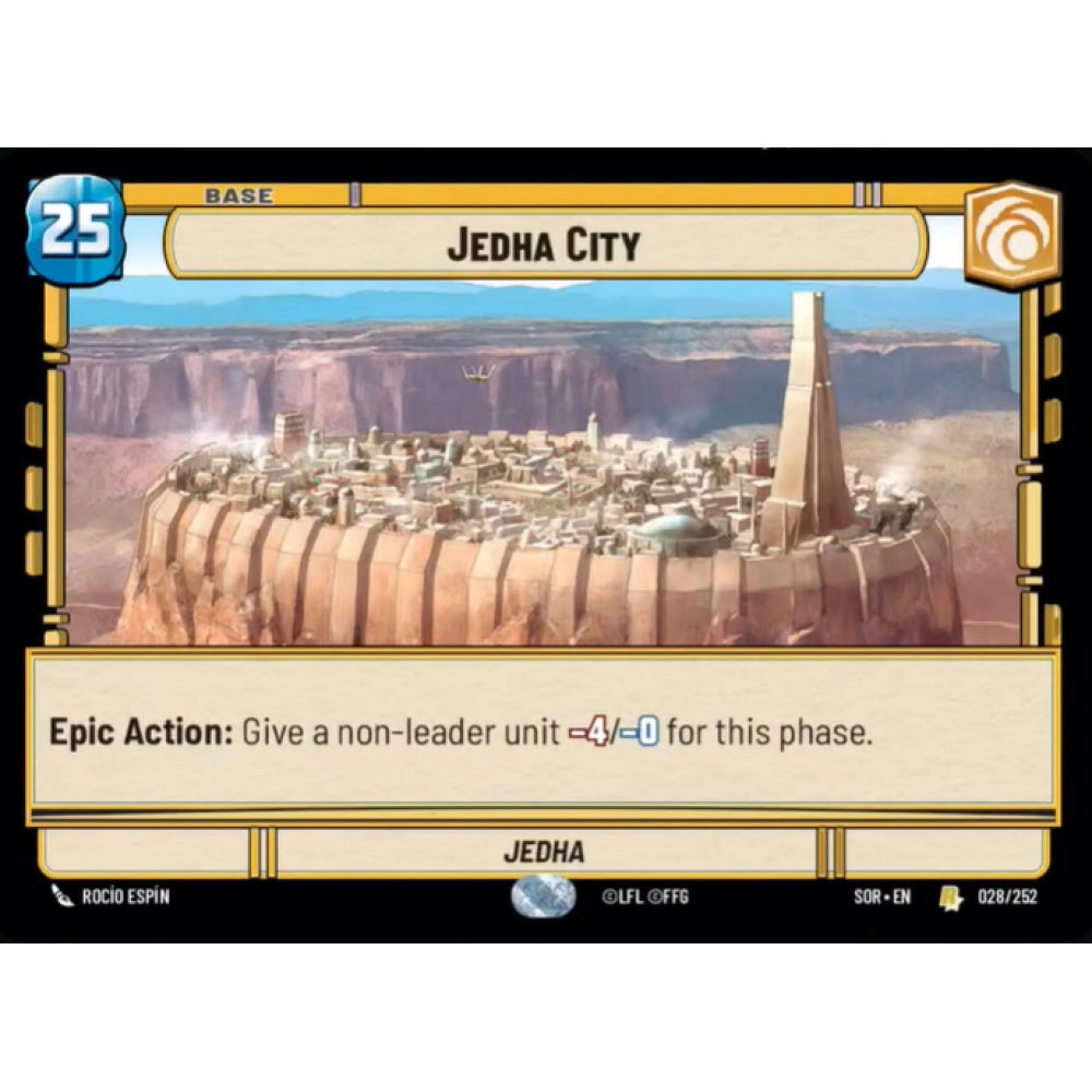 Jedha City, 28, R, Star Wars Unlimited, Sparks Of Rebellion