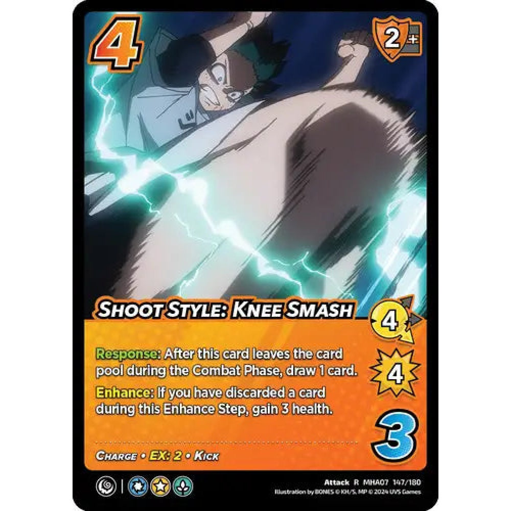 Shoot Style: Knee Smash, 147/180, R, UniVersus, MHA07 Girl Power