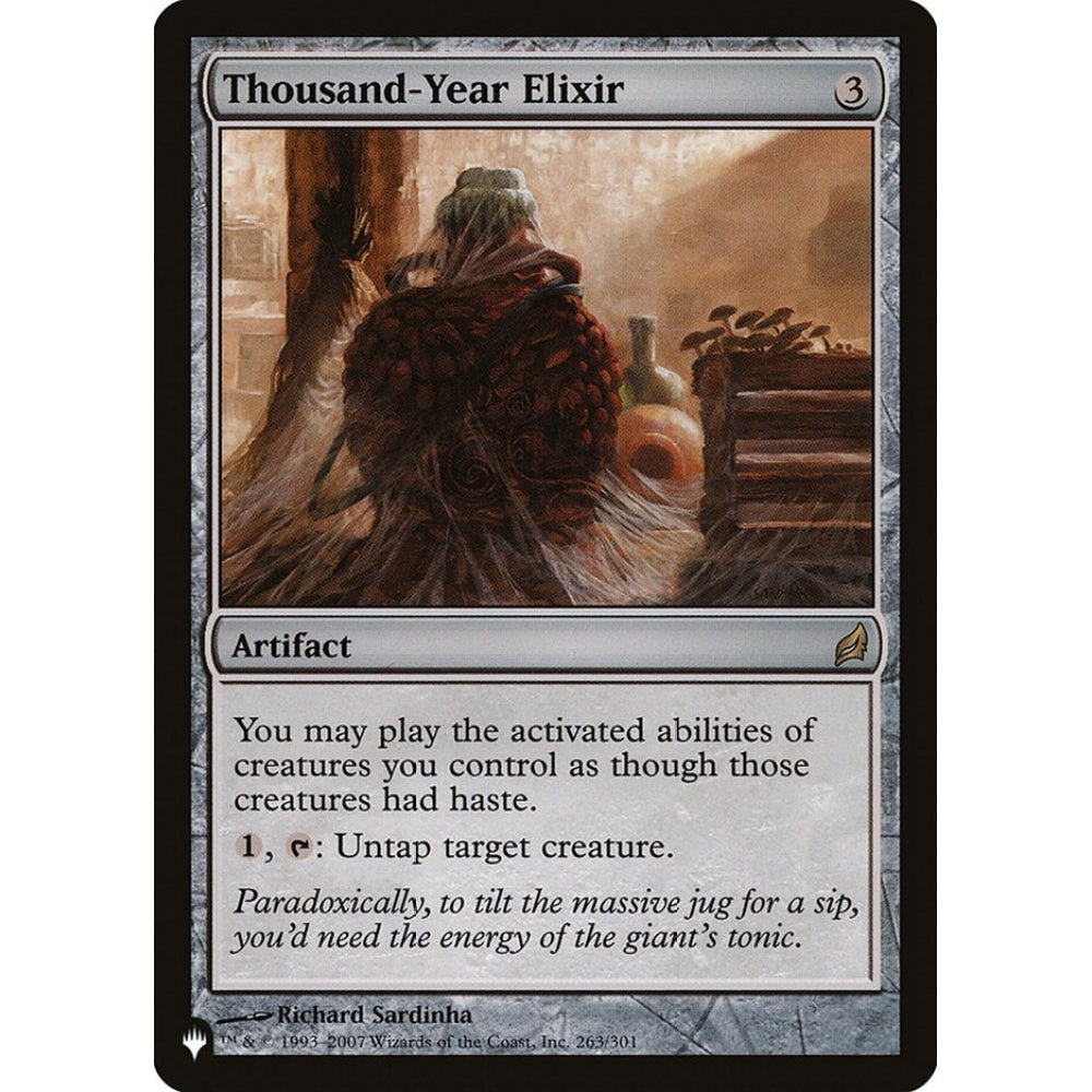 Thousand-Year Elixir rare LRW-263 Magic the Gathering The List