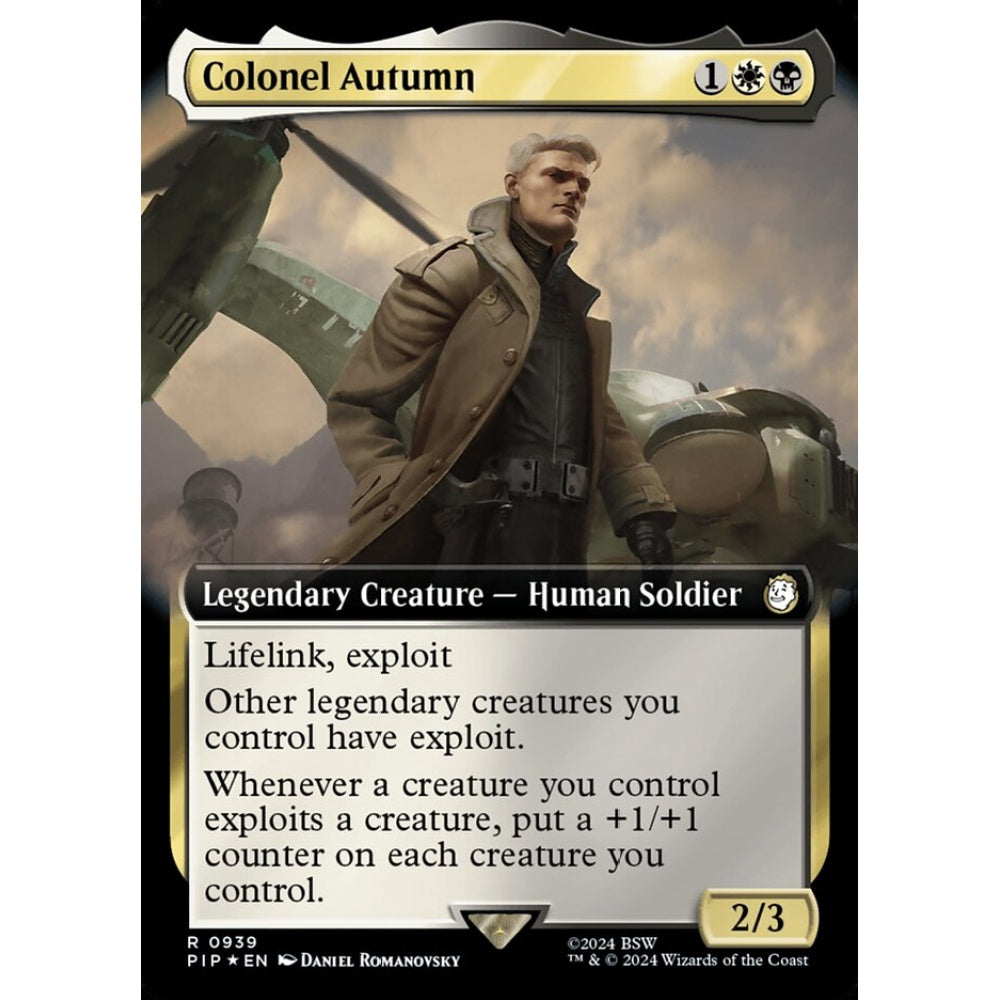 Colonel Autumn rare 939 Magic the Gathering Fallout