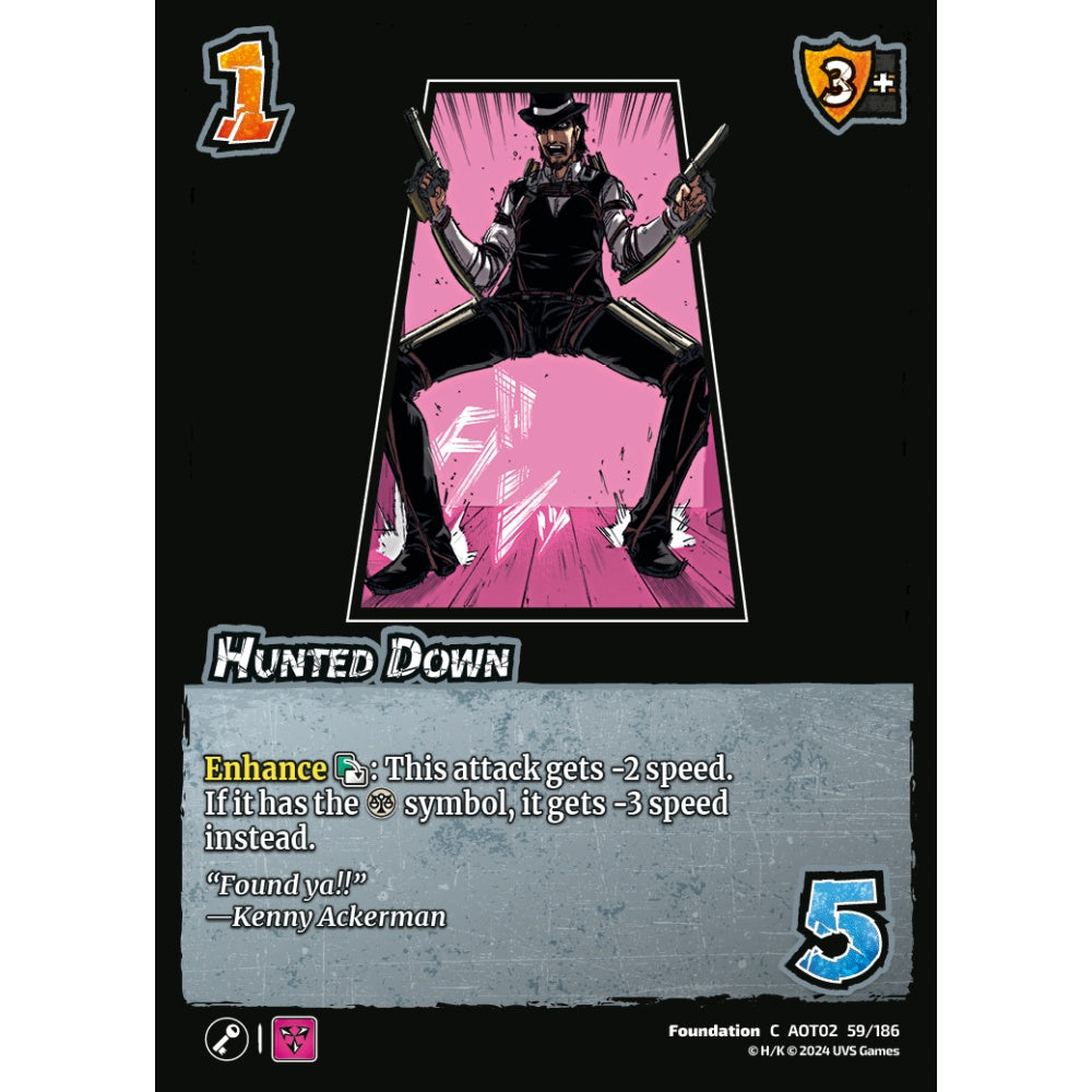 Hunted Down, 59/186, AOT02, Universus, Attack on Titan: Origins of Power, Foundation, C