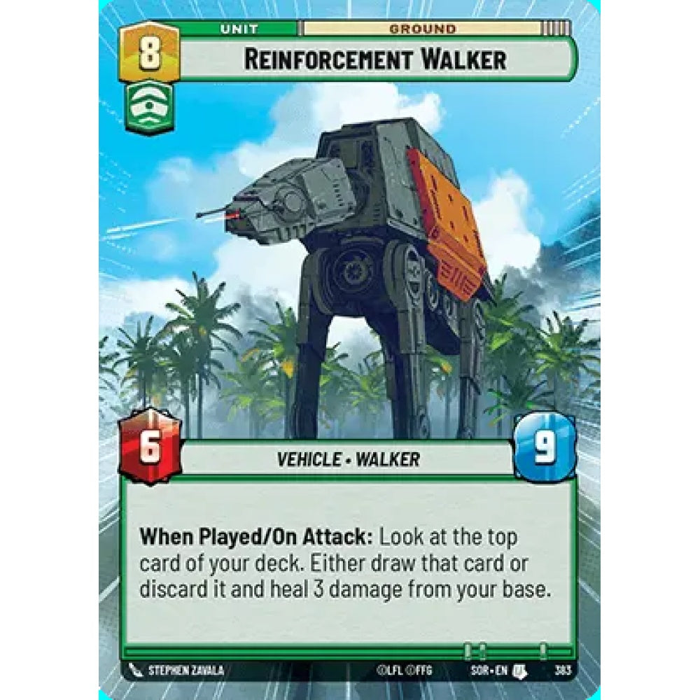 Reinforcement Walker, 383, U, Star Wars Unlimited, Sparks Of Rebellion