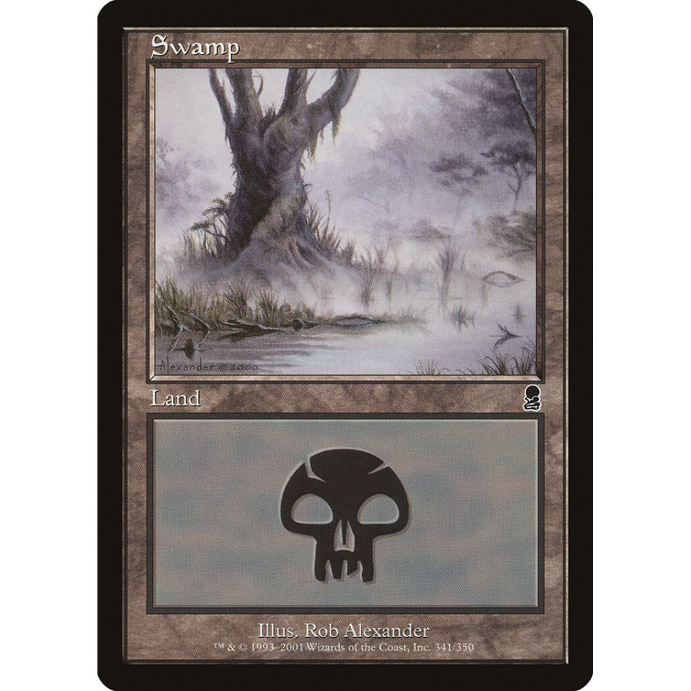 Swamp common 341 Magic the Gathering Odyssey