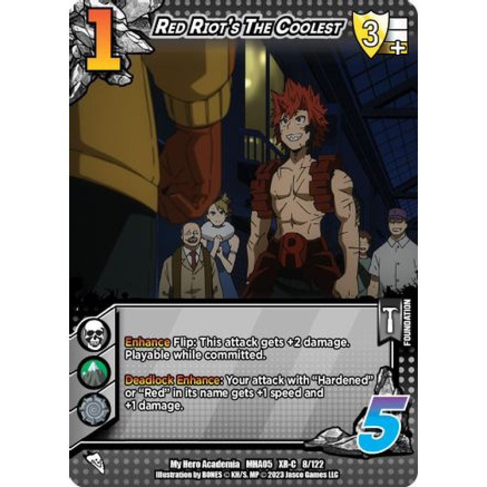 Red Riot's The Coolest, 8/122, XR-C, UniVersus, MHA05 Undaunted Raid