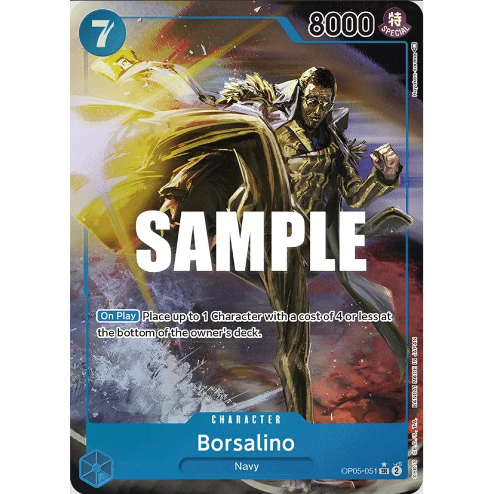 Borsalino, OP05-051, Alternate Art, One Piece, Awakening of the New Era