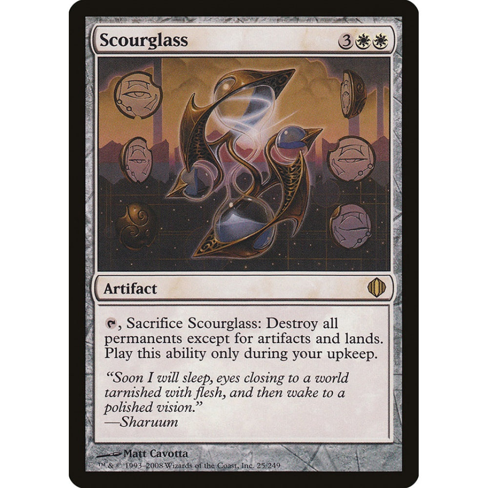 Scourglass rare 25 Magic the Gathering Shards of Alara