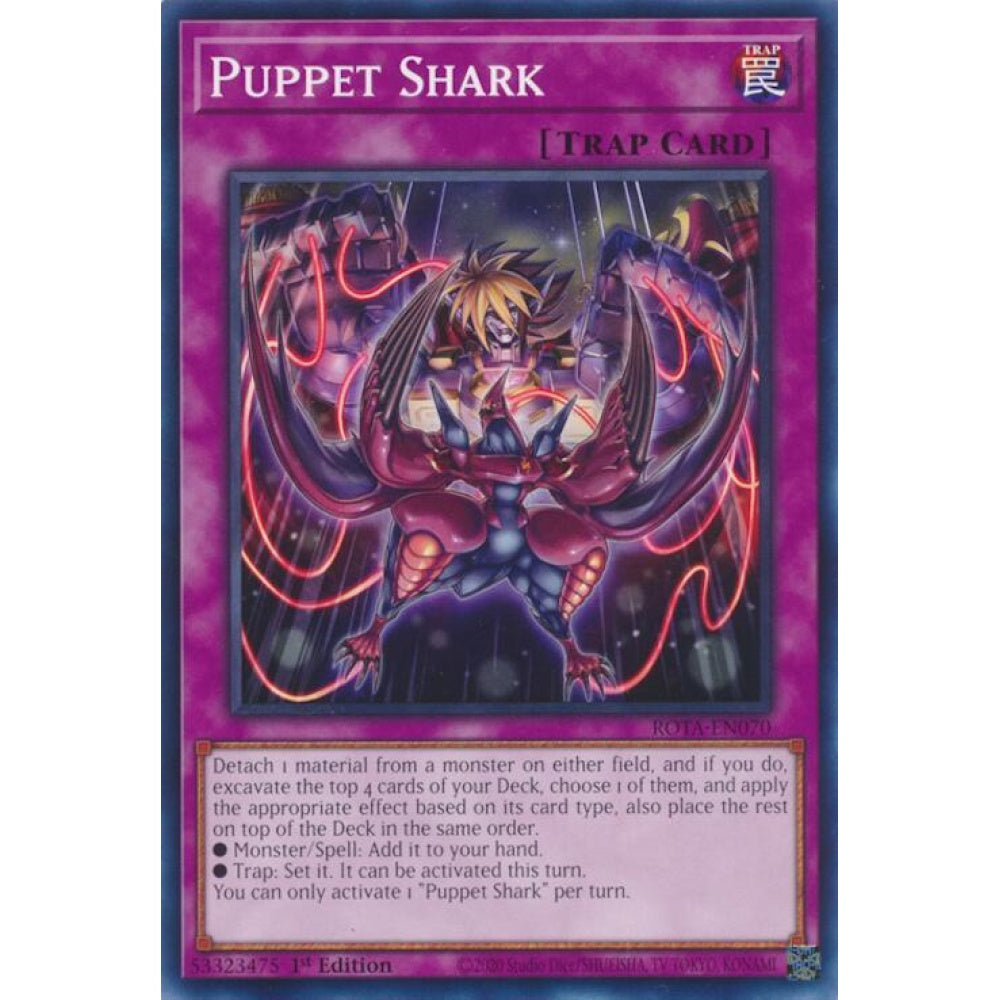 Puppet Shark ROTA-EN070 Common Yu-Gi-Oh Rage of the Abyss