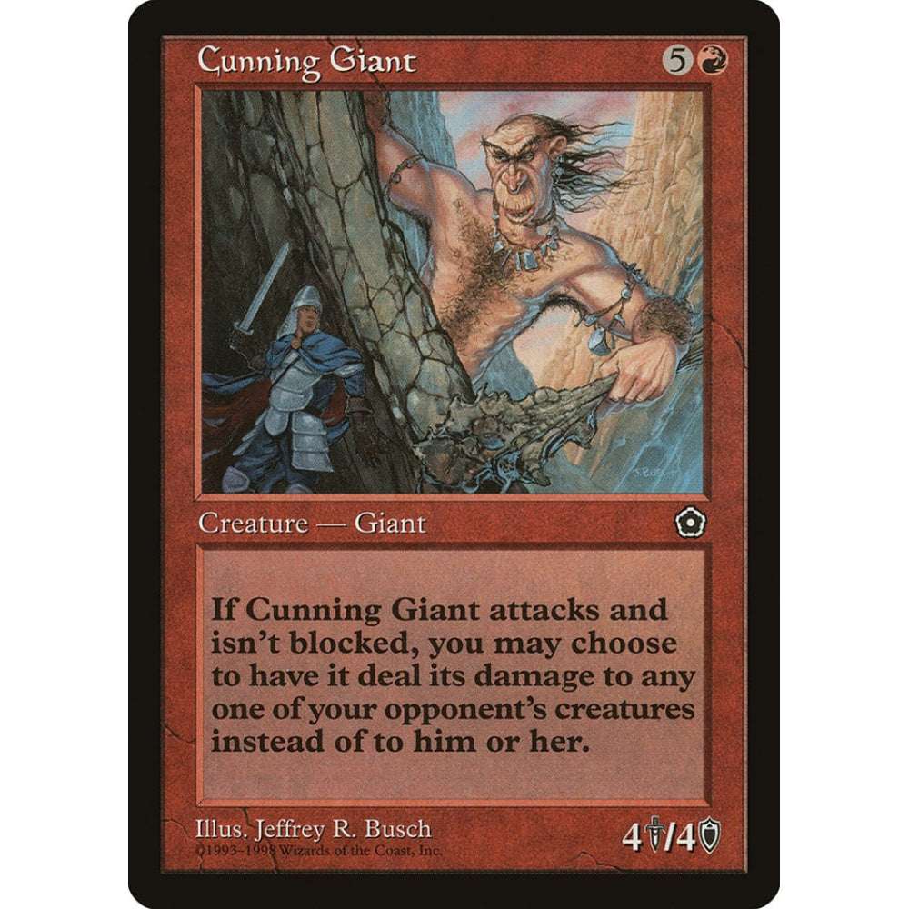 Cunning Giant rare 93 Magic the Gathering Portal Second Age