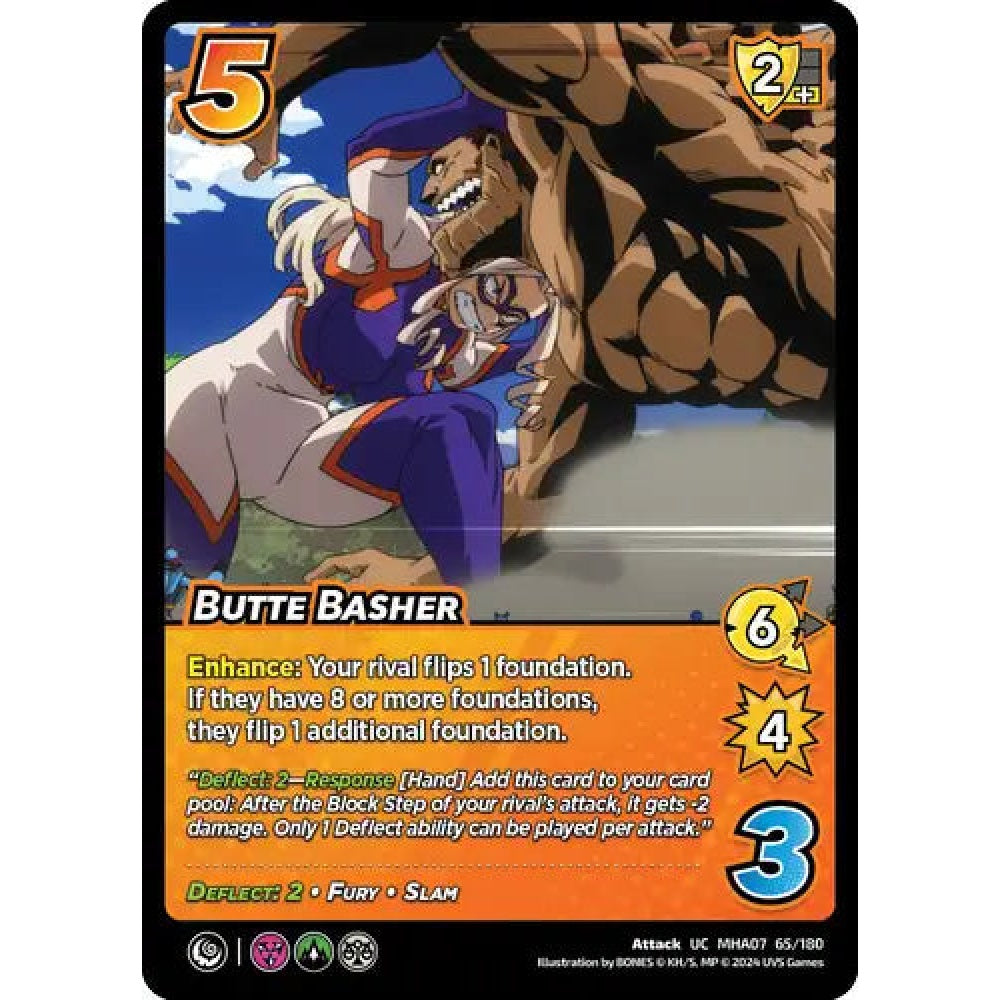 Butte Basher, 65/180, UC, UniVersus, MHA07 Girl Power