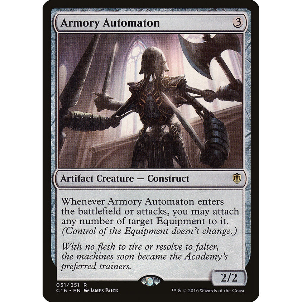 Armory Automaton rare 51 Magic the Gathering Commander 2016