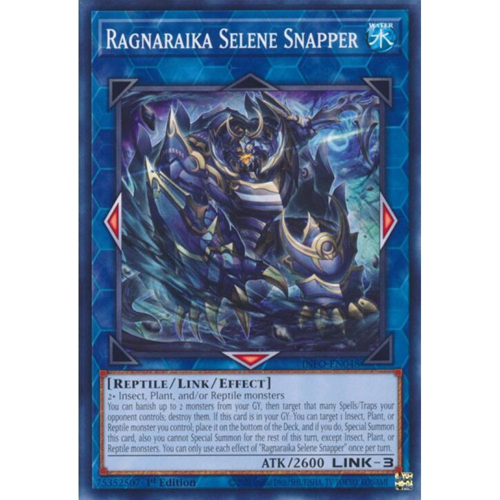 Ragnaraika Selene Snapper INFO-EN048 Common Yu-Gi-Oh The Infinite Forbidden