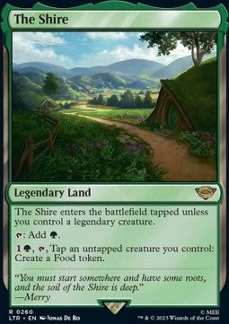 tales of middle earth rare cards The Shire