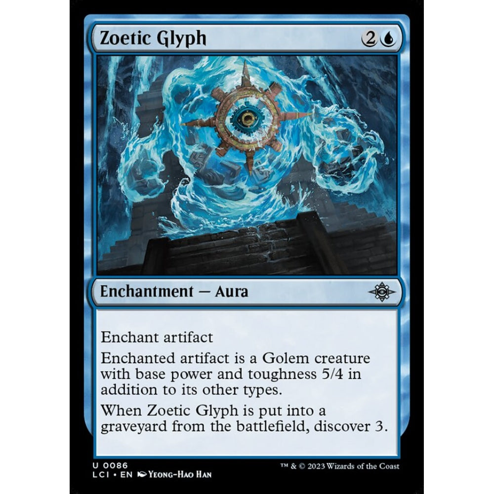 Zoetic Glyph uncommon 86 Magic the Gathering The Lost Caverns of Ixalan