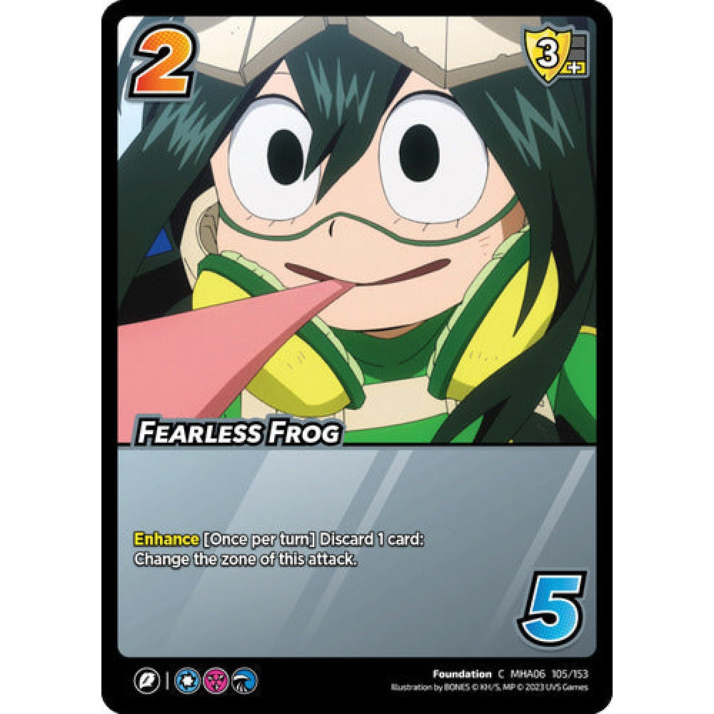 Fearless Frog, 105/153, C, UniVersus, MHA06 Jet Burn
