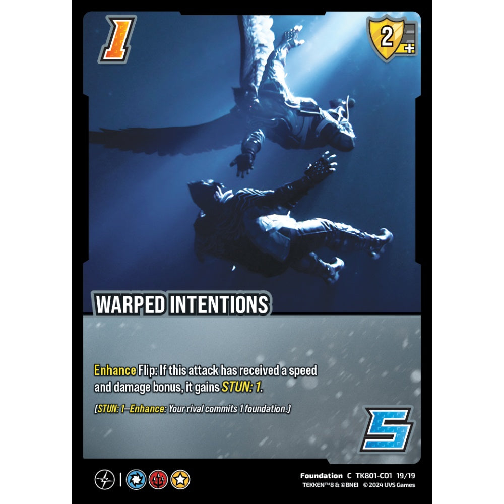 Warped Intentions, 19/19, TK801-CD1, Universus, TEKKEN 8 Clash Decks, Foundation, C