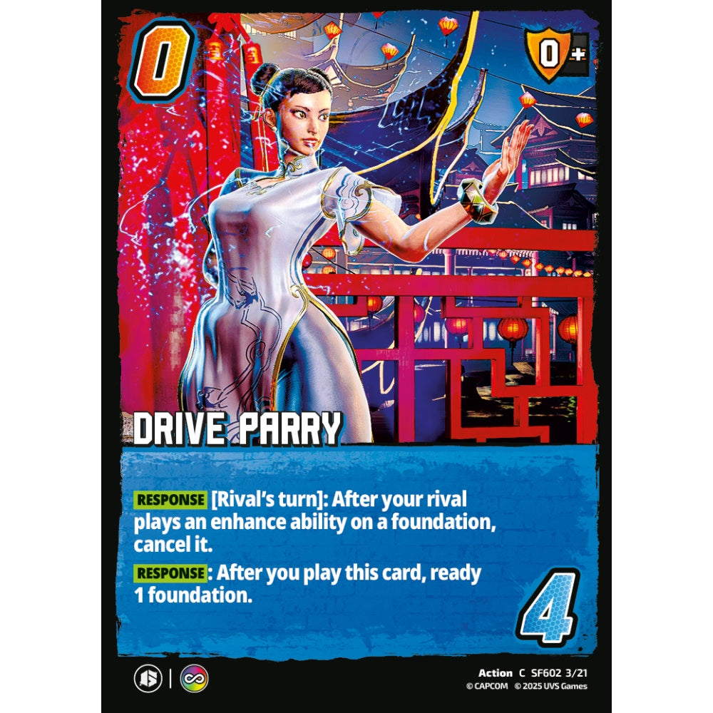 Drive Parry 3/21 SF602 Universus Street Fighter 6: Challanger Series Chun-Li&Jamie Action C