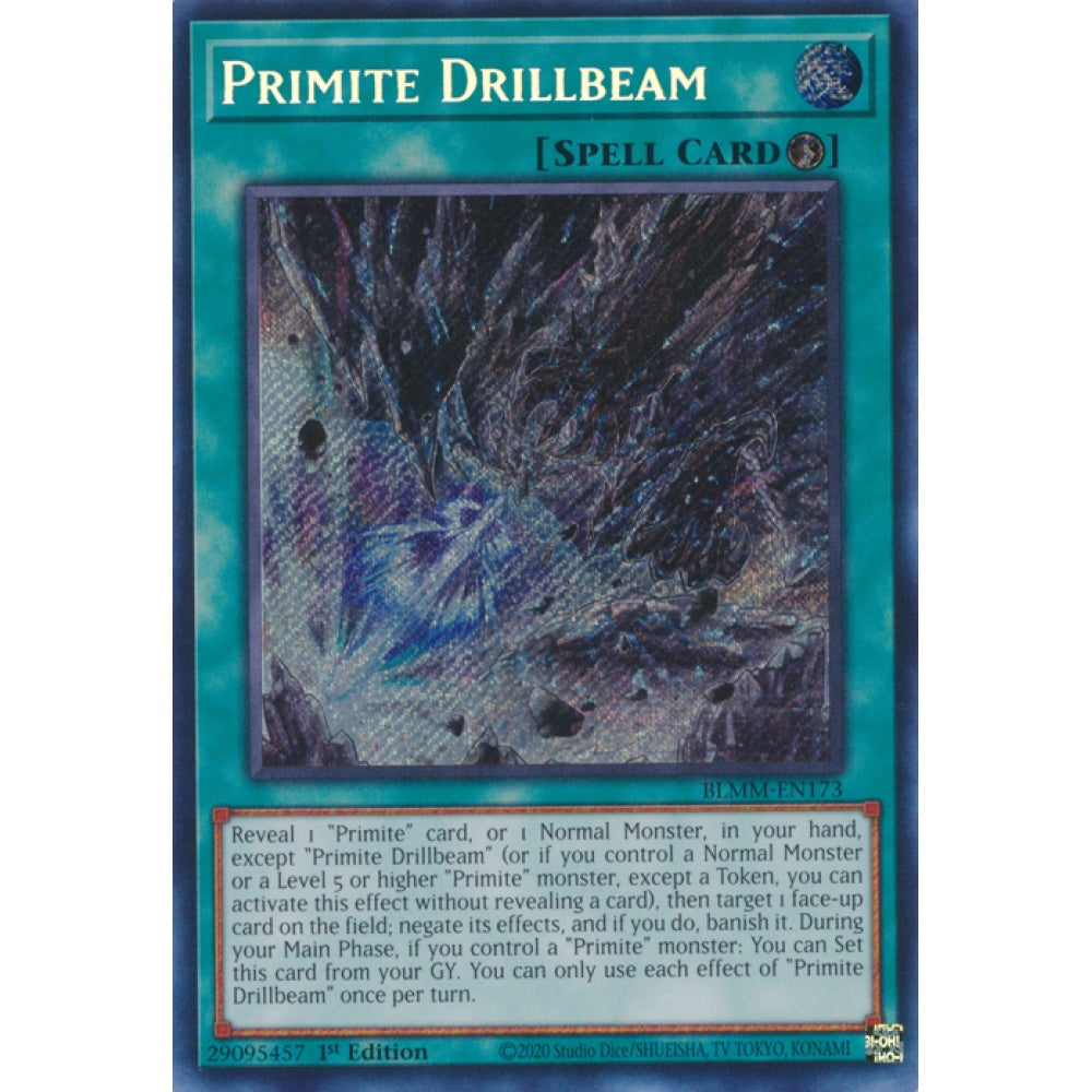 Primite Drillbeam ROTA-EN060 Ultra Ultra Rare Yu-Gi-Oh Rage of the Abyss in Art