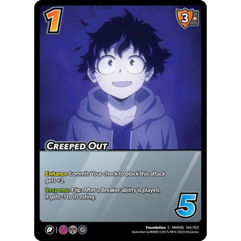 Creeped Out, 144/153, C, UniVersus, MHA06 Jet Burn