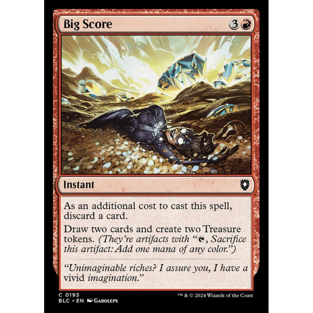 Big Score, 193, common, Magic: The Gathering, Bloomburrow