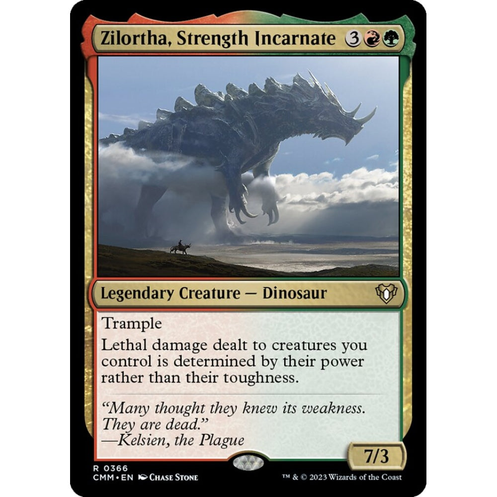 Zilortha, Strength Incarnate rare 366 Magic the Gathering Commander Masters