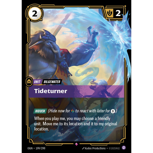 Tideturner OGN-199/298 Riftbound Card Game Origins Rare