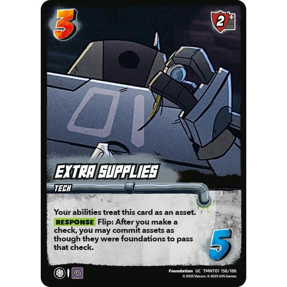 Extra Supplies 156/186 TMNT01 Universus Teenage Mutant Ninja Turtles Foundation UC